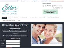 Tablet Screenshot of eilerfamilydentistry.com